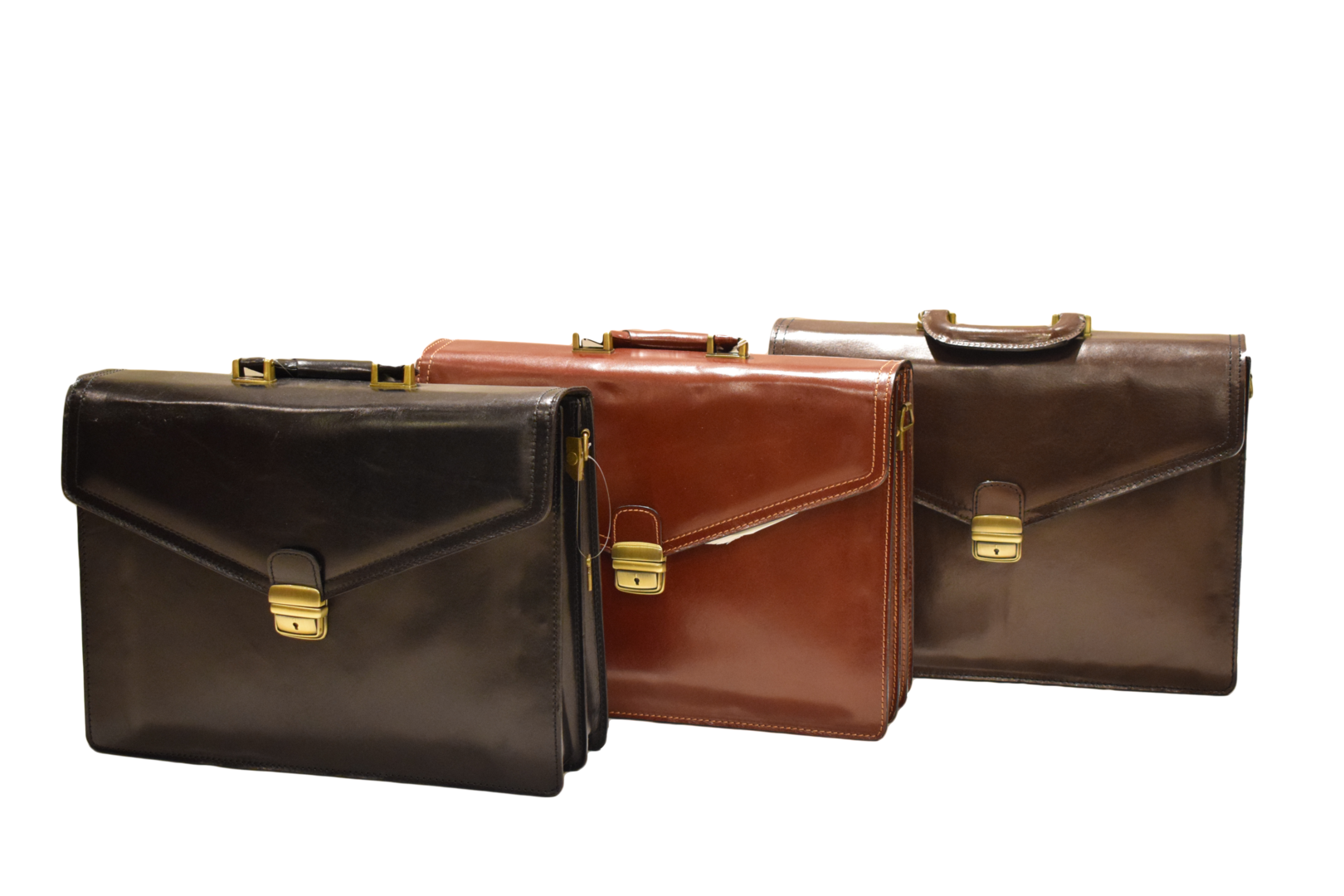 Genuine leather briefcases